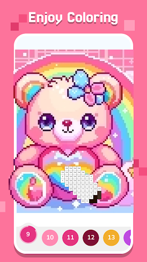Pixel Coloring-Color by number screenshot 10