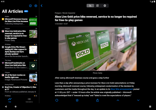 Fluent Reader Lite - RSS Clien screenshot 11