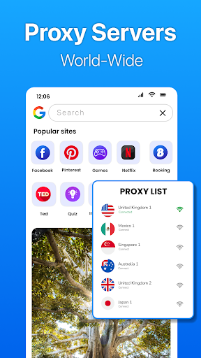 Video Downloader Proxy Browser screenshot 1