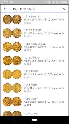 PCGS CoinFacts - U.S. Coin Val screenshot 1