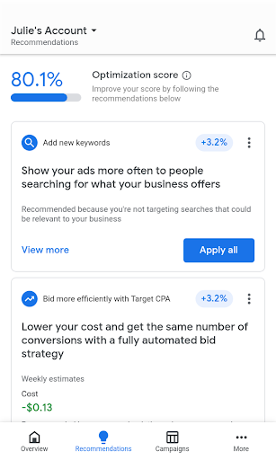 Google Ads screenshot 2