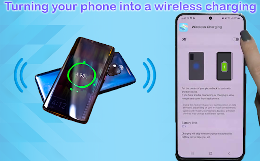 Wireless charge Phone to Phone screenshot 5