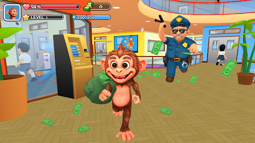 Monkey Student: School Prank screenshot 2