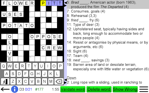Crossword Unlimited screenshot 5