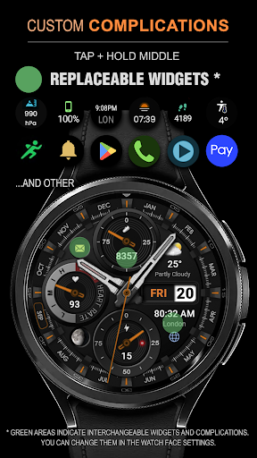 WFP 339 Ultra watch face screenshot 6