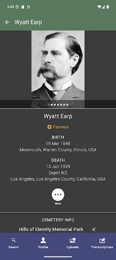 Find a Grave screenshot 3