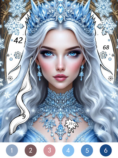 Fantasy Color By Number Game screenshot 18