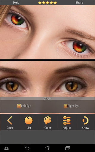FoxEyes - Change Eye Color screenshot 4