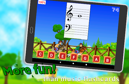 Flashnote Derby- music notes! screenshot 3