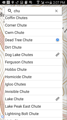 Wasatch Backcountry Skiing Map screenshot 3