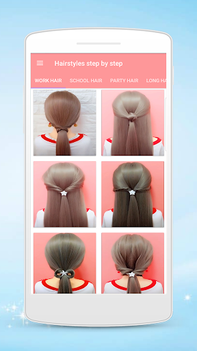 Hairstyles step by step screenshot 4