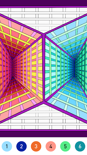 Mandala Color by Number Book screenshot 5