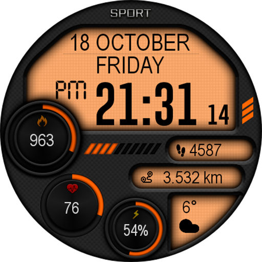 Digital Iwasa Watch Face screenshot 17