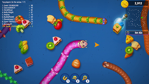 Worms Zone .io - Hungry Snake screenshot 2