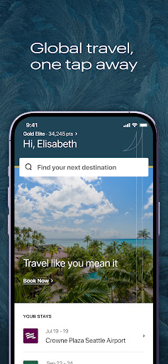 IHG One Rewards: Book Hotels screenshot 1
