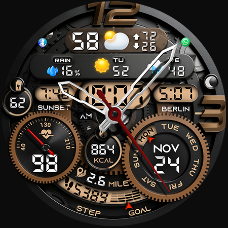 PER32 Ultra Hybrid Watch Face screenshot 38