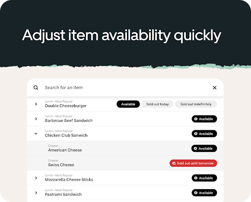Uber Eats Order Manager screenshot 1