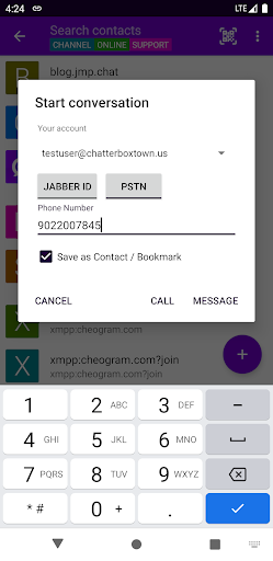 Cheogram (Jabber, Call, Text) screenshot 5