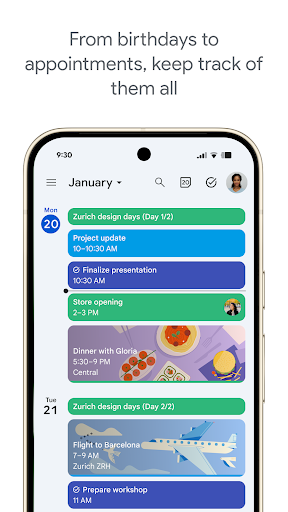 Google Calendar screenshot 5