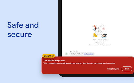 Google Chat screenshot 7