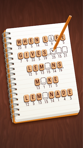 Colorwood Words - Cryptogram screenshot 3