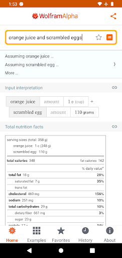 WolframAlpha Classic screenshot 12