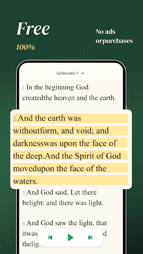 KJV Bible: Audio+Verse screenshot 2
