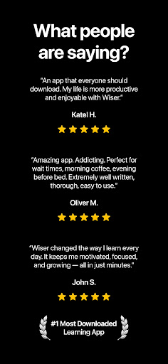 Wiser - 15 minutes Audio Books screenshot 3