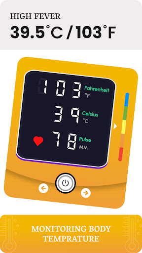 Body Temperature Fever Tracker screenshot 1
