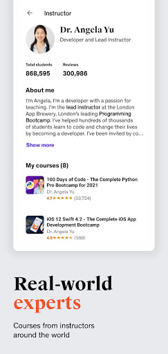 Udemy - Online Courses screenshot 1