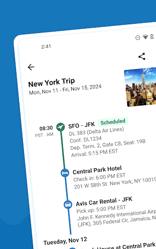 TripIt: Travel Planner screenshot 2