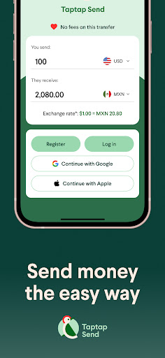 Taptap Send: Money Transfer screenshot 1