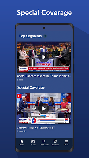 Newsmax screenshot 1