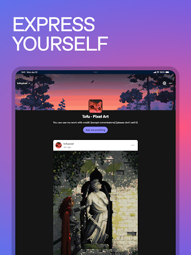 Tumblr Social Media & Art Blog screenshot 4