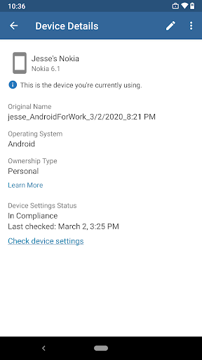 Intune Company Portal screenshot 1