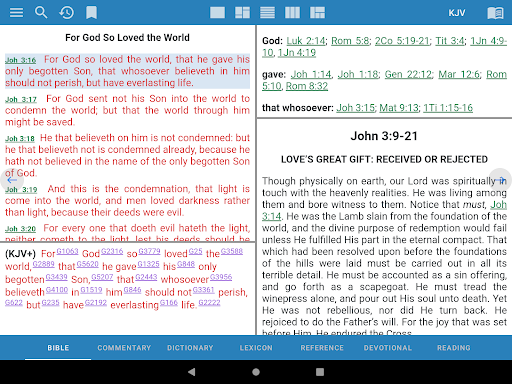 e-Sword: Bible Study to Go screenshot 9