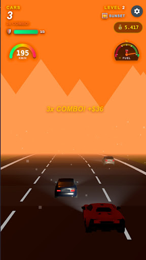 Retro Road Racer - Car Racing screenshot 7