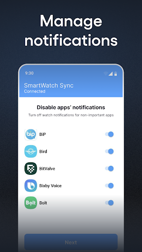 SmartWatch & BT Sync Watch App screenshot 6