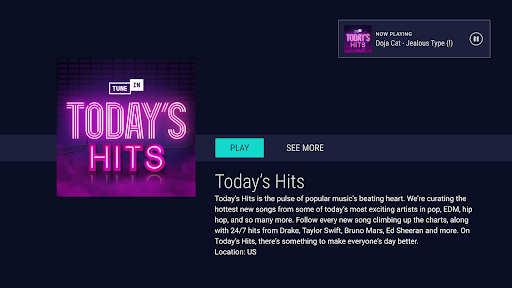 TuneIn Radio: Music & Sports screenshot 8