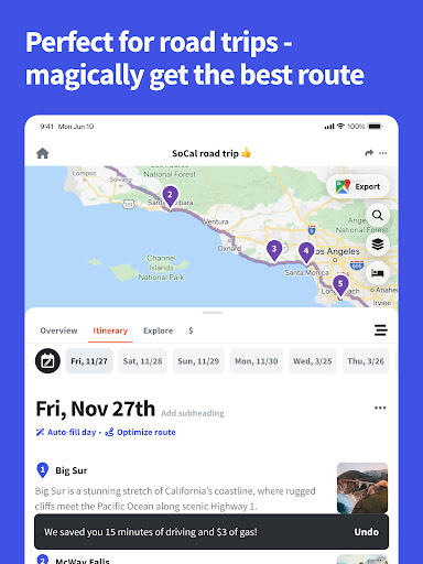 Wanderlog - Trip Planner App screenshot 14