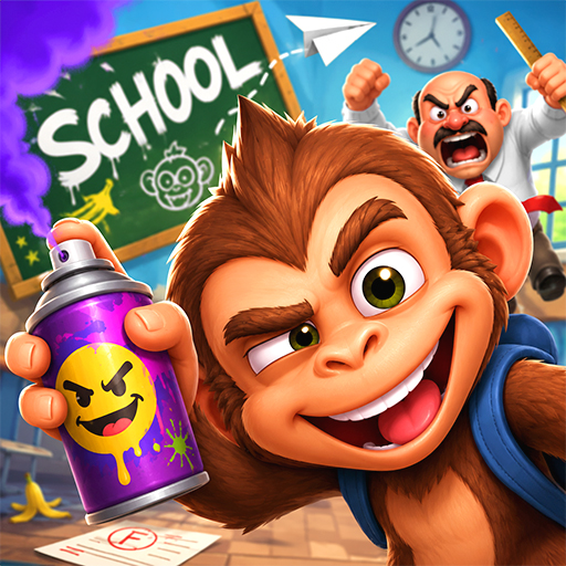 Monkey Student: School Prank