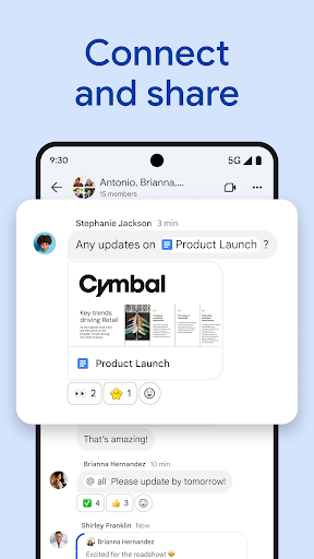 Google Chat screenshot 16