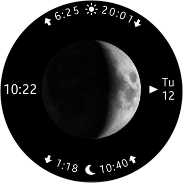 Moon Calendar Watch screenshot 1