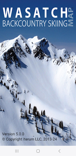 Wasatch Backcountry Skiing Map screenshot 1