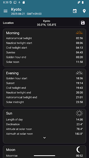 Sun Position: Sunrise/set PRO screenshot 3