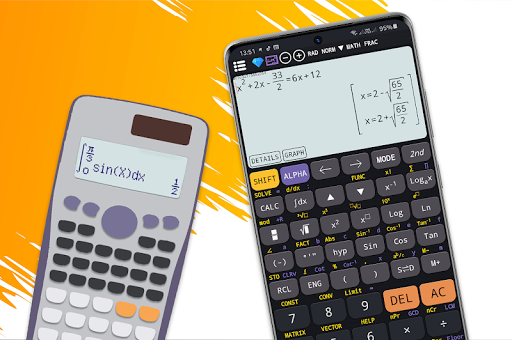 Scientific calculator plus 991 screenshot 1