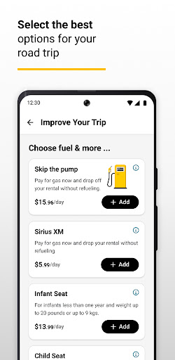 Hertz Rent-a-Car screenshot 2
