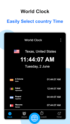 World Clock – World time clock screenshot 1