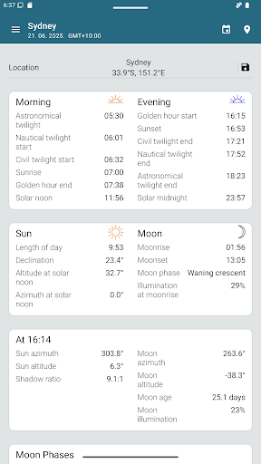 Sun Position: Sunrise/set PRO screenshot 20
