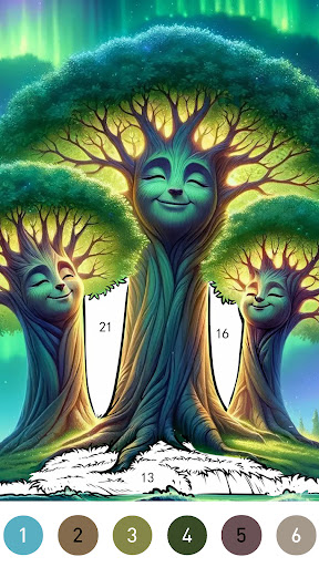 Fantasy Color By Number Game screenshot 4